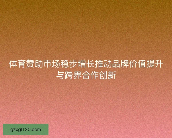 体育赞助市场稳步增长推动品牌价值提升与跨界合作创新